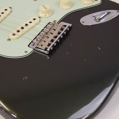 Fender Custom Shop 30th Anniversary MBS 61 Stratocaster Journeyman Relic by Paul Waller 2017 - Aged Chacoal Frost image 11