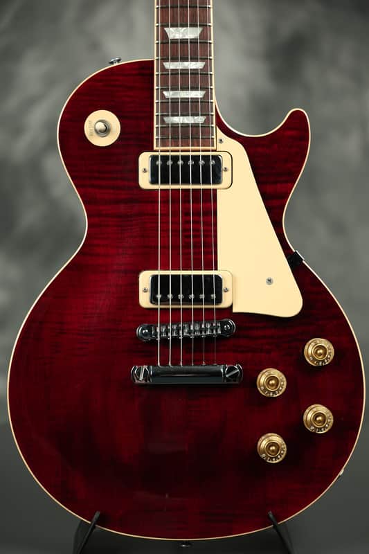 1999 Gibson Limited Edition Les Paul DELUXE Wine Red flame maple top image 1