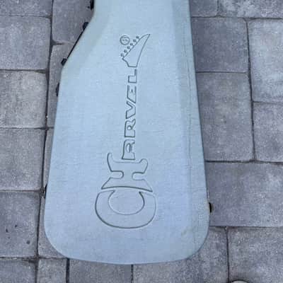 Charvel chainsaw 80's-90's gray guitar case vintage image 4