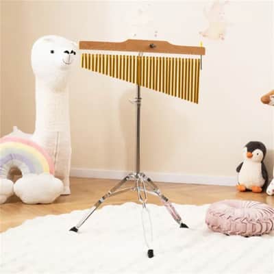 36-Bar Mark Tree Wind Chimes w/ Adjustable Tripod Stand – Percussion Chime Set for Orchestra, Studio & Worship image 2