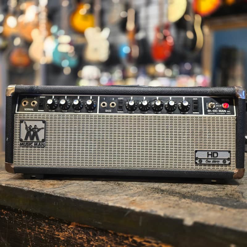 Music Man HD-130 2-Channel Guitar Amp Head 1970s - Just Serviced imagen 1