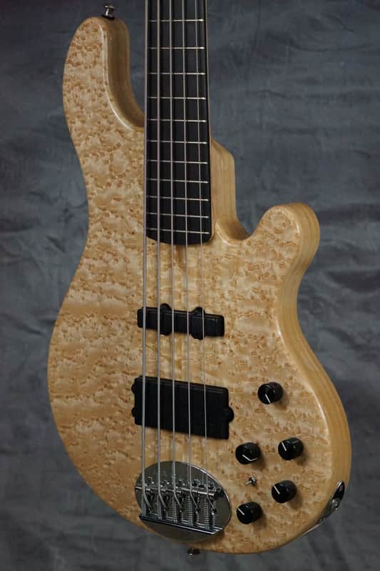 Lakland 55-94 Deluxe Exotic 2017 Natural Birds Eye Maple image 1