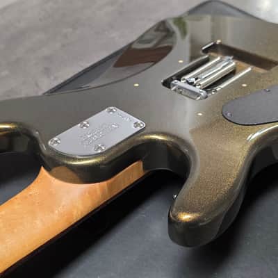 Music Man JP7 USA John Petrucci Signature Olive Gold Sparkle Dream Theater Artist American 7 Seven Guitar image 15