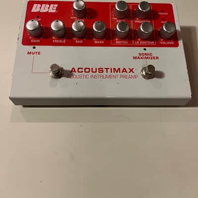 BBE ACOUSTIMAX アコースティックプリアンプ BBE Acoustimax Acoustic Instrument Preamp Pedal | Sweetwater