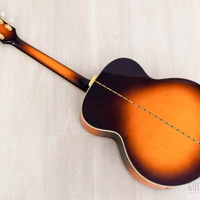 1992 Orville by Gibson J-200 Jumbo Acoustic Electric Guitar Sunburst w/ Case image 16