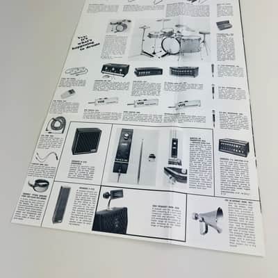 Vox “It’s What’s Happening” Foldout Poster/Catalog (c. 1964–1966) image 2