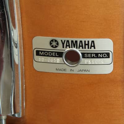 RARE Yamaha SD065 1979 - real wood 14” x 6.5” Parallel Strainer Yamaha 9000 Pre Recording Custom image 3