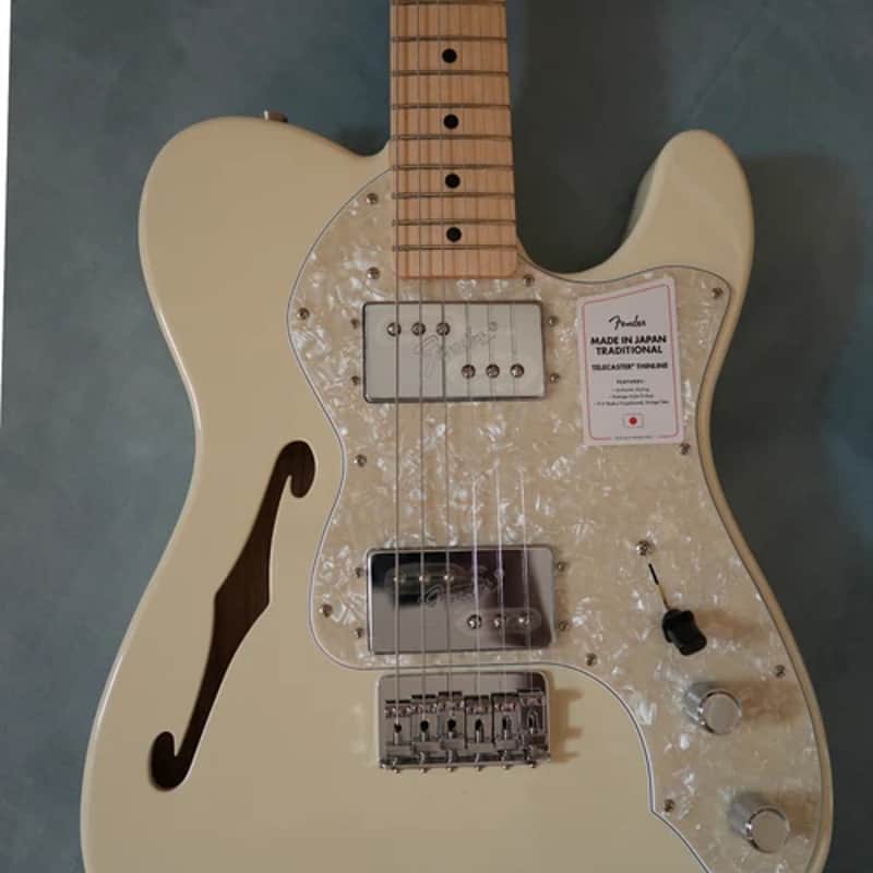 *New in Box* Fender Made in Japan Traditional 70s Telecaster® Thinline 2026 - Olympic White