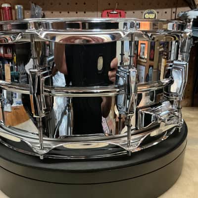 Ludwig LB402B 6.5”x14” Supraphonic Snare Drum NiCe - COB Chrome Over Brass image 7