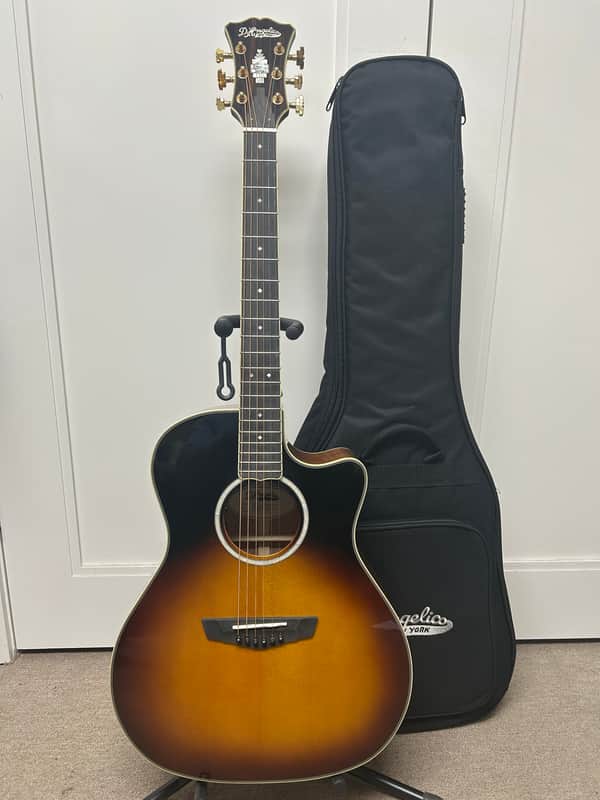 D'Angelico Excel Gramercy Grand Auditorium Acoustic Guitar with Electronics - Vintage Sunset image 1