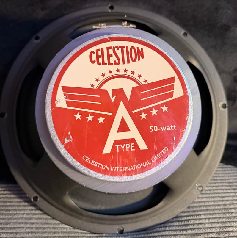 Celestion T5925 A-Type 12" 50W 8 Ohm Replacement Speaker 2010s - Black image 1