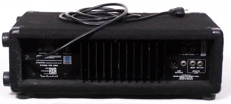 Fender BXR Two Hundred BXR200 PR 286 PR286 Bass Head Amplifier Amp