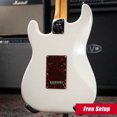 Fender American Professional II Stratocaster Electric Guitar - Olympic White with Hardshell Case image 2