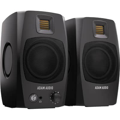 ADAM Audio D3V Active Desktop Monitor Pair (Black) image 1