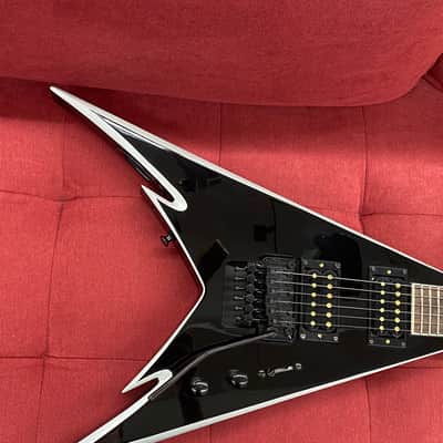 Jackson X Series Signature Phil Demmel Demmelition King V PDX-2 - 2015 - Black with Silver Bevels w/ Bare Knuckle Pickups and Bag image 2