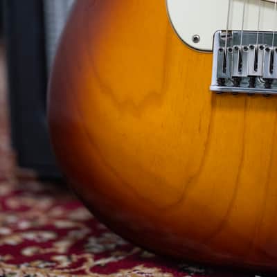 2011 Fender USA American Deluxe Ash Stratocaster - Tobacco Sunburst image 10