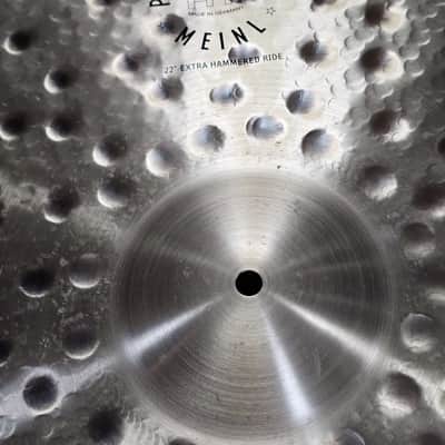 Ride Cymbal 22" Meinl Pure Alloy Extra Hammered USED! RKMM030626 image 2