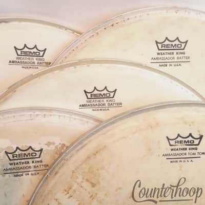 *Remo 9x 12" Ambassador Tom Drum Heads Coated Batter/Resonant 1-Ply Weather King image 2