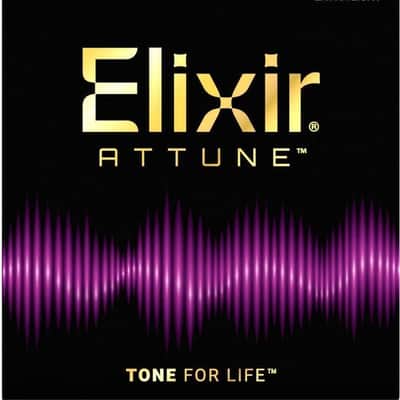 Elixir Strings Attune 80/20 Bronze Acoustic Guitar Strings - .010-.047 Extra Light image 2