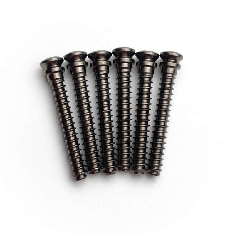 PRS Gen III Tremolo Bridge Knife Edge Screws (6), Smoked Black image 1