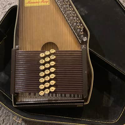 Vintage Harmony Autoharp 1970s Sunburst image 1
