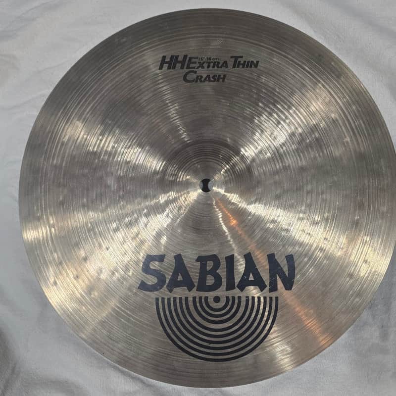 Sabian HH Hand Hammered 15" Extra Thin Crash Traditional Finish - 794g image 1
