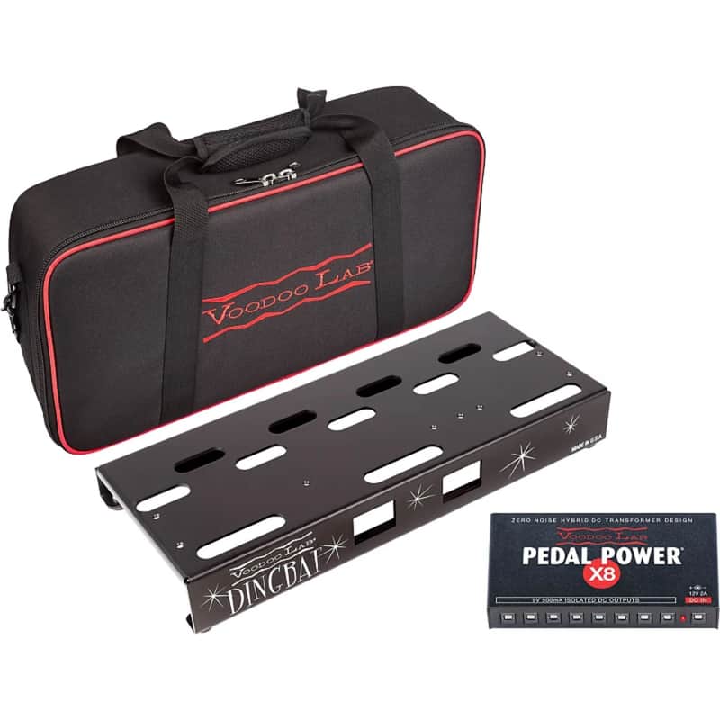Voodoo Lab DBSX8 Dingbat Small Pedalboard with Pedal Power X8 image 1