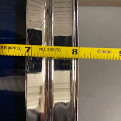 Ludwig Accent Custom CS Rack Tom 12x8 2000s - Blue image 9