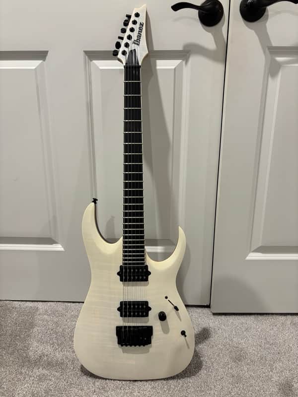 Ibanez RGAIX6FM-WFF Iron Label 2017 - 2019 - White Frost Flat image 1