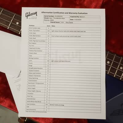 Gibson Mod Shop Non-Reverse Thunderbird Matte Purple image 14