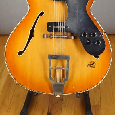 Framus Billy Lorento Archtop 1950s /Orange burst w Video image 7