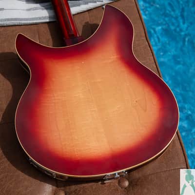 1989 Rickenbacker 360/12 - Fireglo - Set Up as a 6 String - Perfect Frets/Action/Intonation image 8
