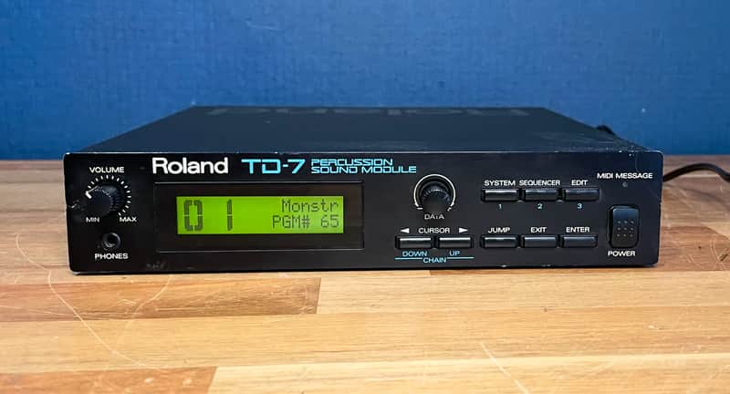 Roland TD-7 Drum Sound Module - New Internal Battery image 1