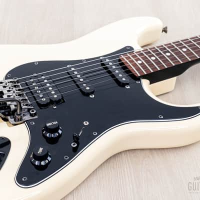 2012 Fender Stratocaster ST62-FR SSH Superstrat Vintage White w/ Floyd Rose, DiMarzio & Duncan, Japan MIJ image 6