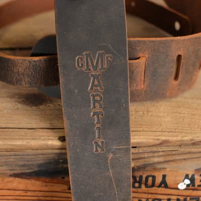 Martin Vintage Leather Guitar Strap Brown 18A0065 w/ FREE SAME DAY SHIPPING image 2