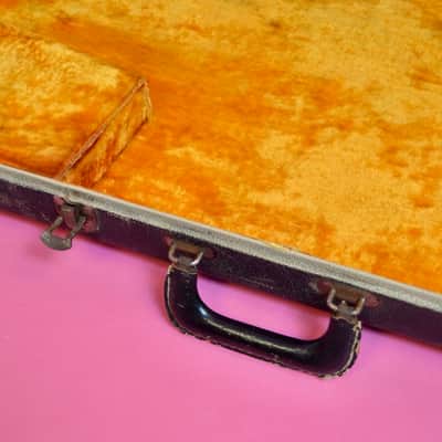 Vintage 1962 Fender Jazz Base / Precision Bass Hard Case - White Tolex - Rare Custom Color Case!  Pre-CBS Strat image 4