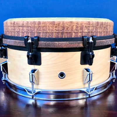 Remo Mondo Snare Drum Natural 14" x 7,5" RARE Acousticon image 5