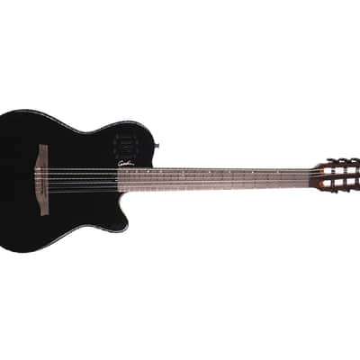 Godin Multiac Mundial A/E Nylon String Guitar - Onyx Black - Open Box image 4