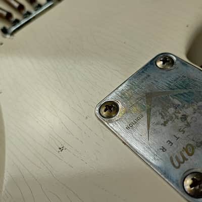 MyDream Partcaster Custom Built - Relic Aged White Hepcat 69' image 13
