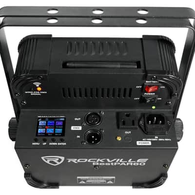 3 Rockville BEST PAR+BEST STRIP+ROCKWEDGE Wireless DMX Battery Lights+Controller image 10