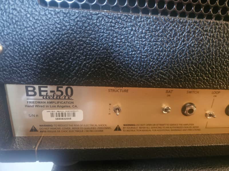 Friedman BE 50 Deluxe 2022 - Black image 1