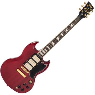 Vintage VS63CR ReIssued Cherry Red image 2