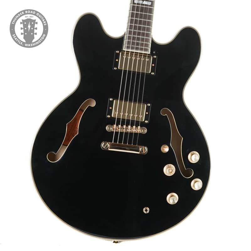 2016 Epiphone Sheraton II Pro Ebony | Reverb