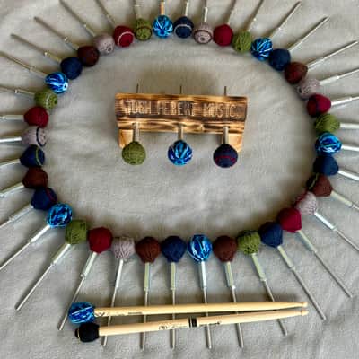 Bass Drum Beaters - Yarn Wrapped image 1