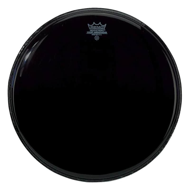 Remo 20" Ebony Ambassador Bass Drum Head ES1020-00 image 1