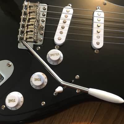 Custom David Gilmour “Black Strat” inspired Fender Stratocaster style w/alnico pu's,abalone inlays image 2