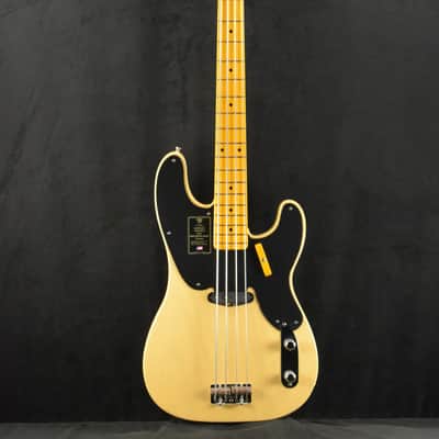Mint Fender 75th Anniversary American Vintage II 1951 Precision Bass Butterscotch Blonde Maple Fingerboard image 2