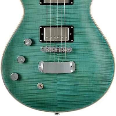 Hagstrom Ultra Max Fall Sky Satin LH w/Case image 1