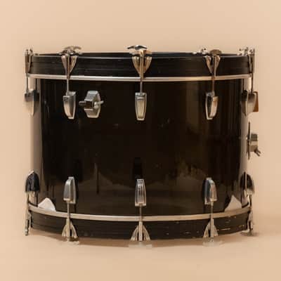 1970s Ludwig Vistalite Bass Drum in Smoke - 14x22 image 6