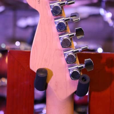Used Fender American Deluxe Stratocaster Electric Guitar, Ash Body, Teal Transparent w/ Case image 6